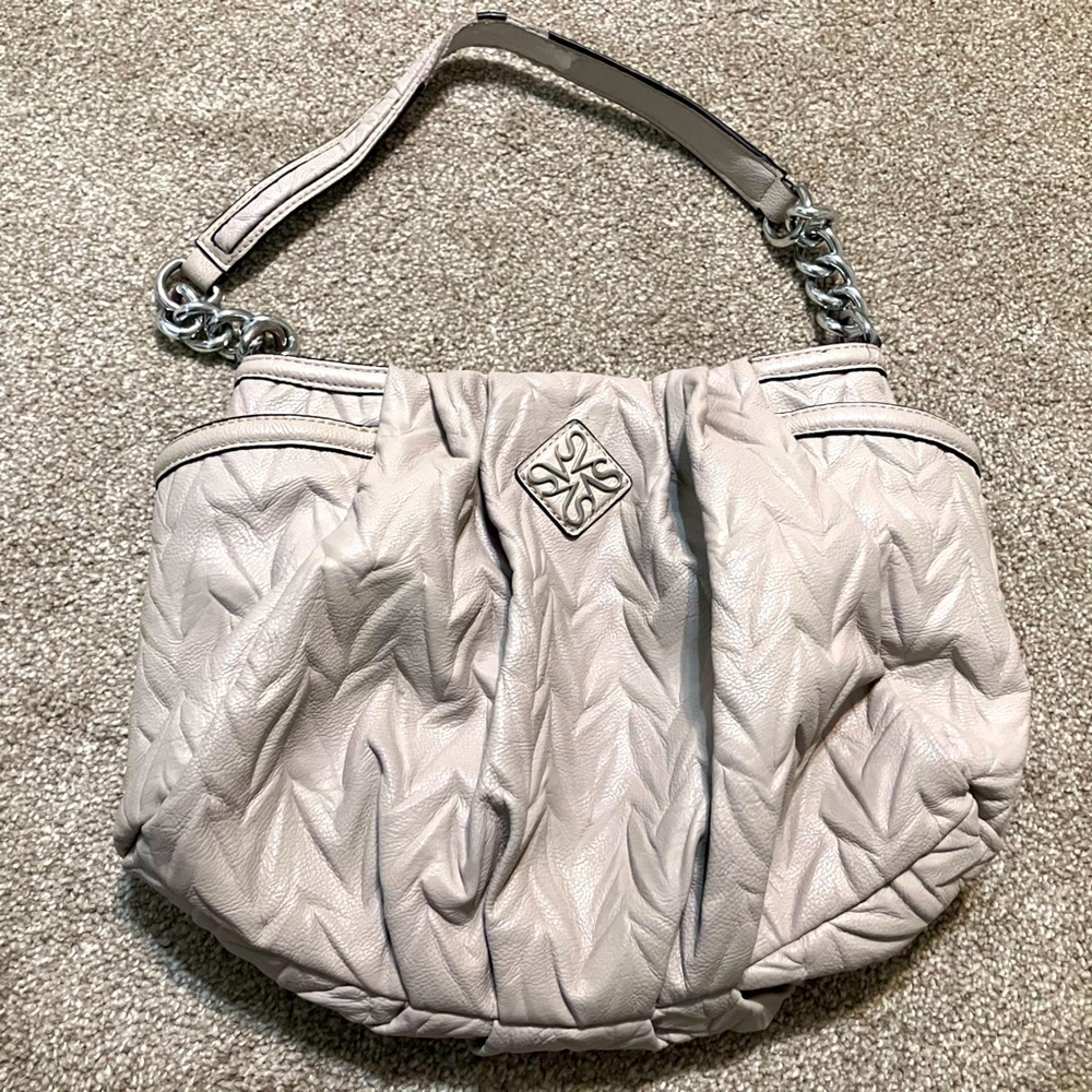 Simply Vera by Vera Wang Small‎ Hobo Shoulder Bag With Half Chain Strap